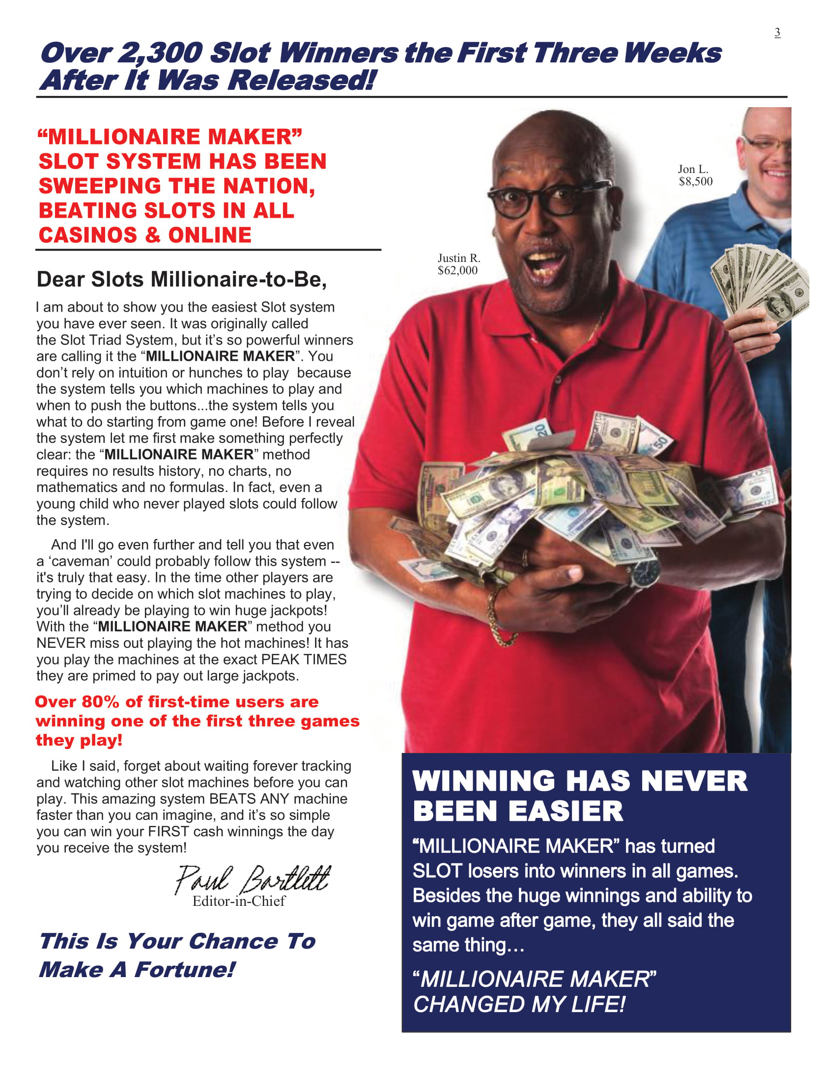 Jackpot wealth nabber